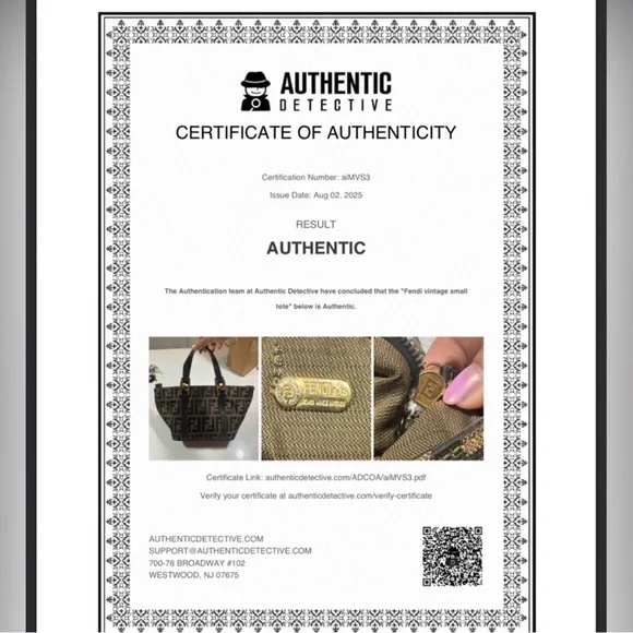 Authentic Fendi Zucca Bag FF Monogram Vintage - Picture 3 of 11